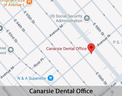 Map image for Partial Dentures for Back Teeth in Brooklyn, NY